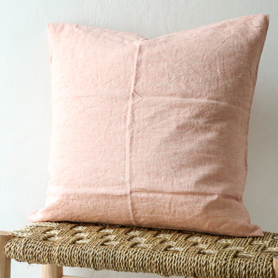 SALE Linen Chambray Cushion Cover - Floss