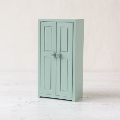 New Wooden Closet for Maileg Mice - Soft Blue