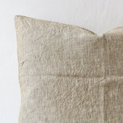 Linen Chambray Cushion Cover - Moss