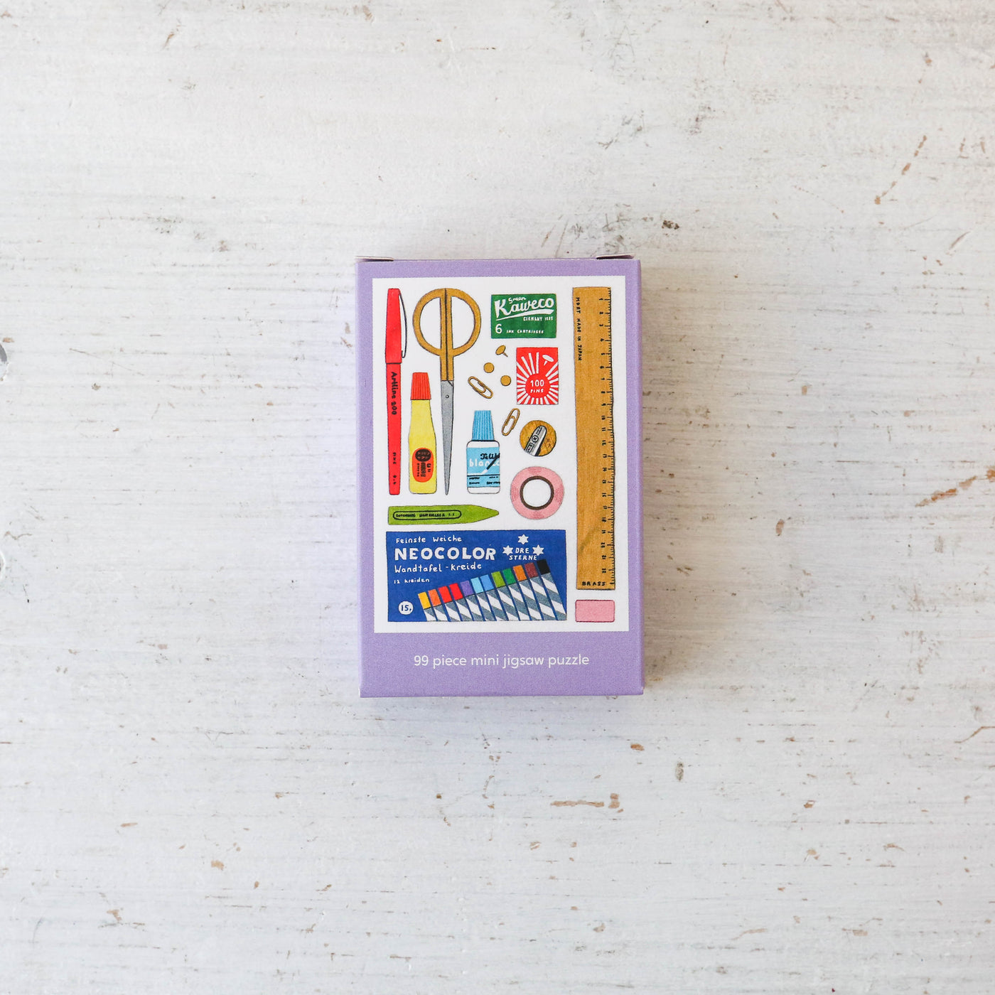 Mini 99 Piece Jigsaw Puzzle - Stationery
