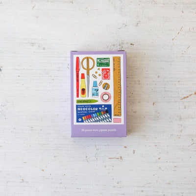 Mini 99 Piece Jigsaw Puzzle - Stationery