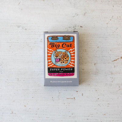 Mini 99 Piece Jigsaw Puzzle - Big Cat Power