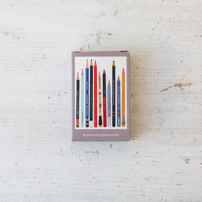 Mini 99 Piece Jigsaw Puzzle - Pencils