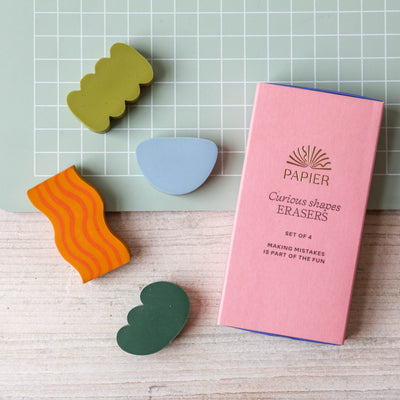 SALE Curious Shape Erasers