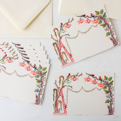 Firefly Picnic Notecard Stationery - Set of 8