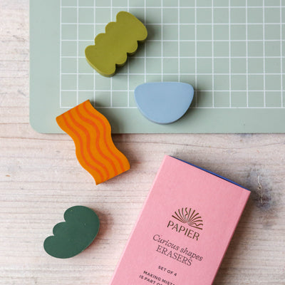 SALE Curious Shape Erasers