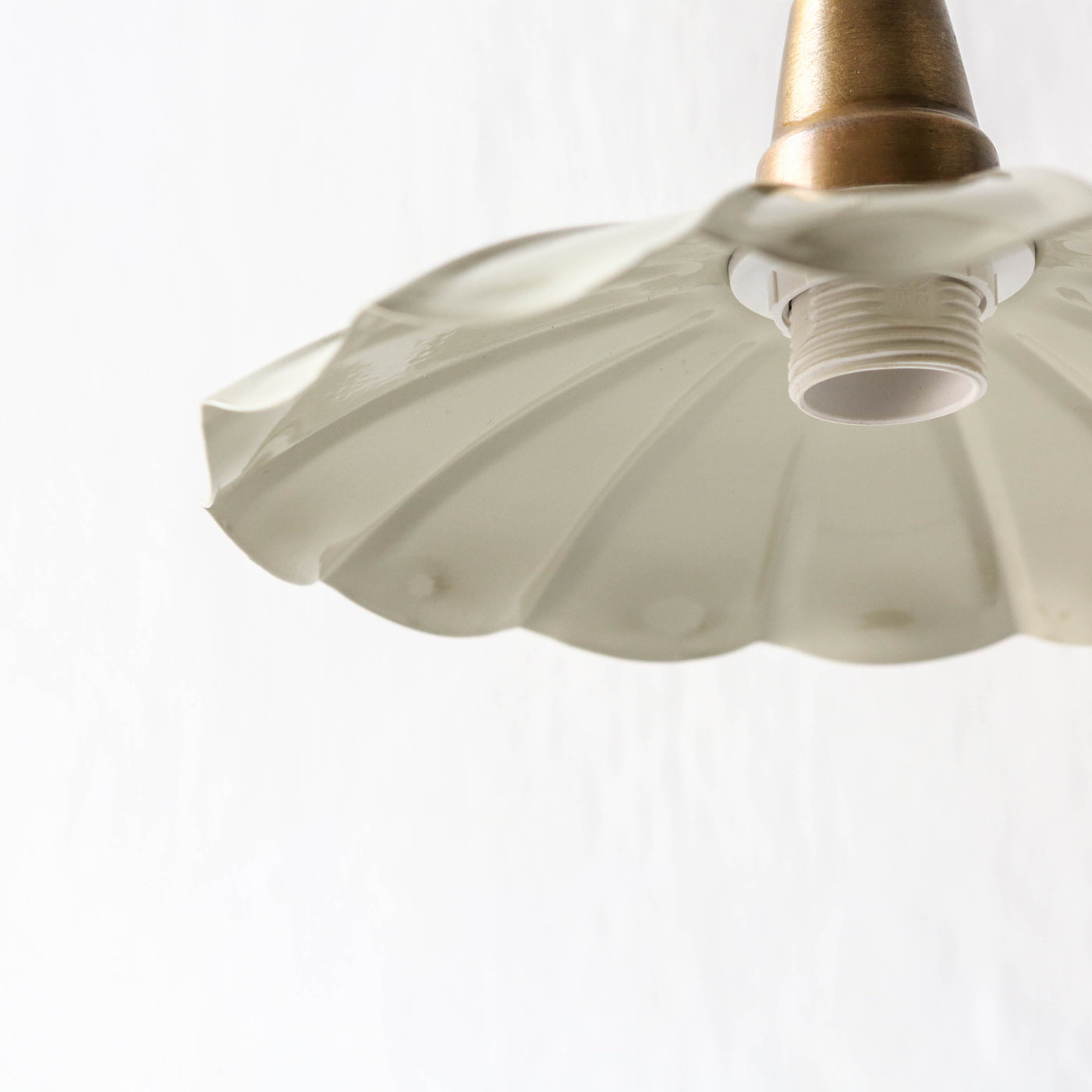 Fluted Pendant Lamp 'Gustav' - Mint