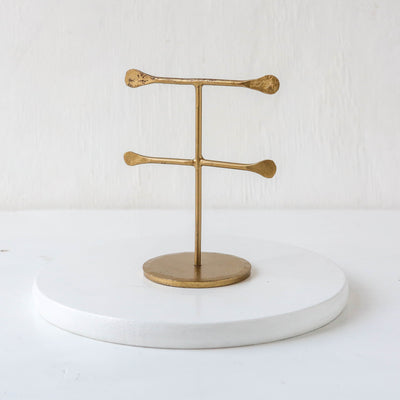 Hand Forged Double Jewellery Stand