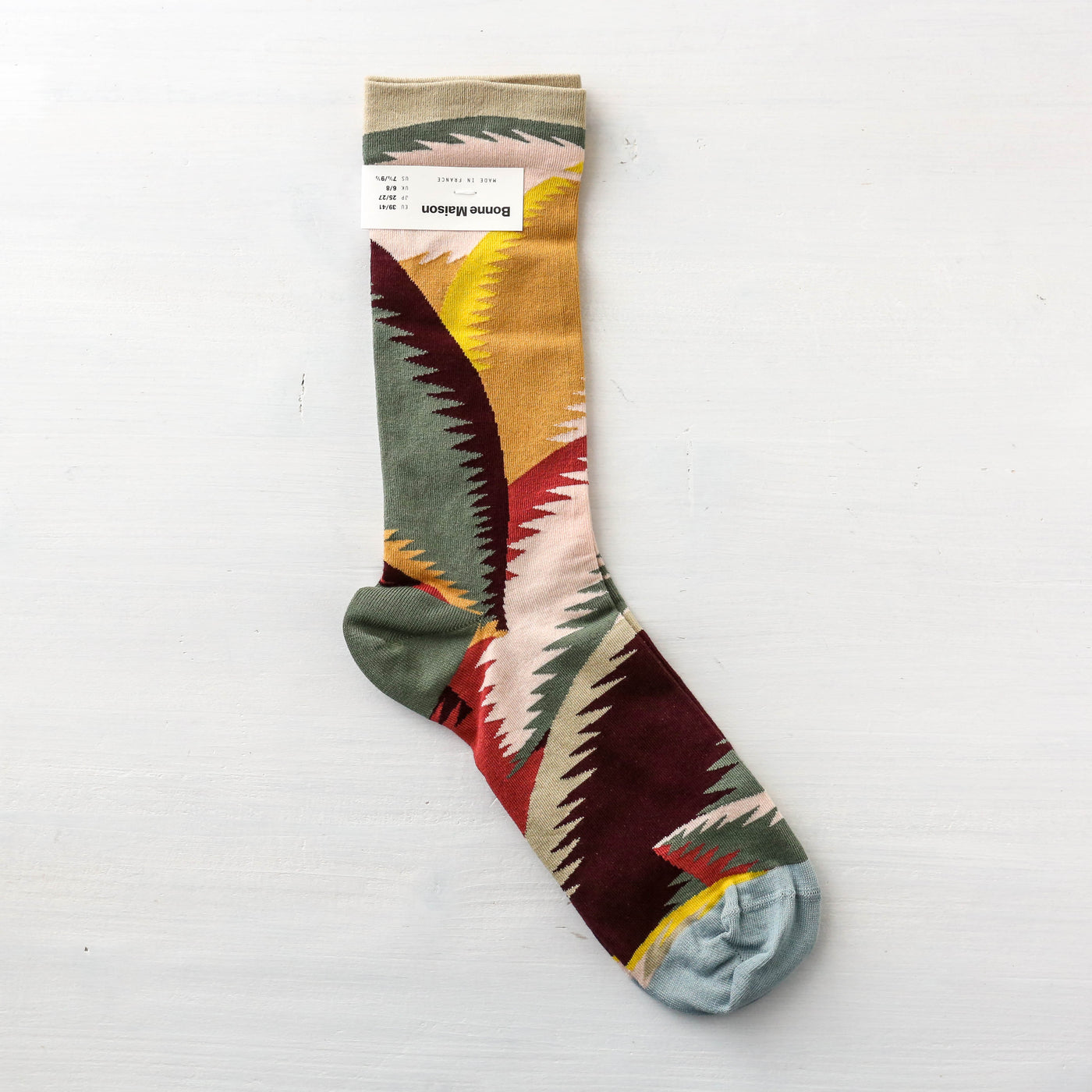 Bonne Maison Socks - Abstract Natural