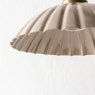 Small Pendant Lamp 'Ingrid' - Beige