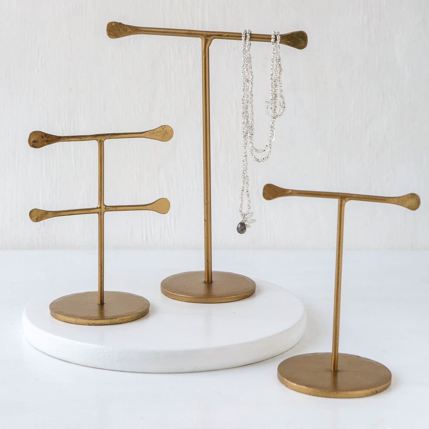 Hand Forged Double Jewellery Stand