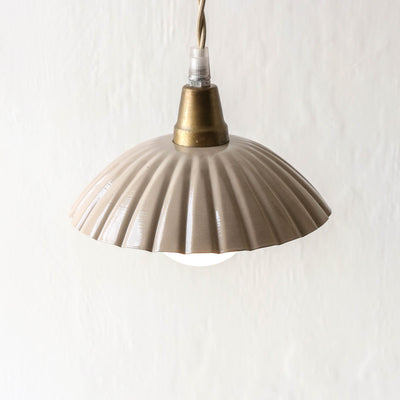 Small Pendant Lamp 'Ingrid' - Beige
