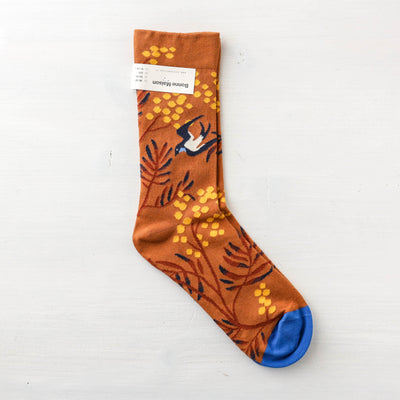 SALE Bonne Maison Socks - Mimosa Caramel
