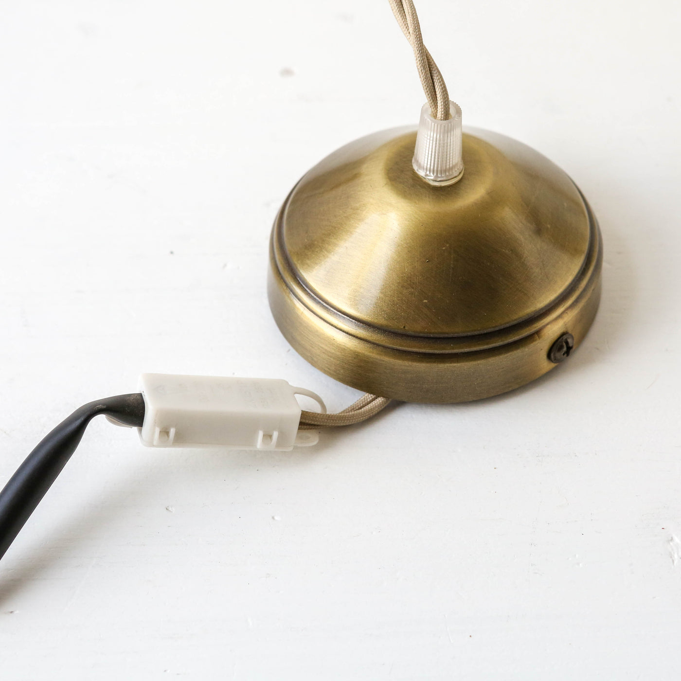 Small Pendant Lamp 'Ingrid' - Antique White