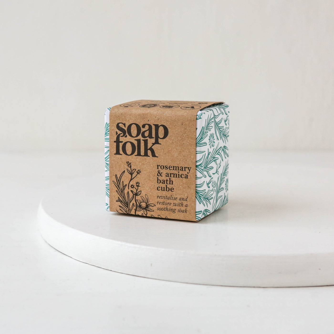 Rosemary & Arnica Salt Bath Cube