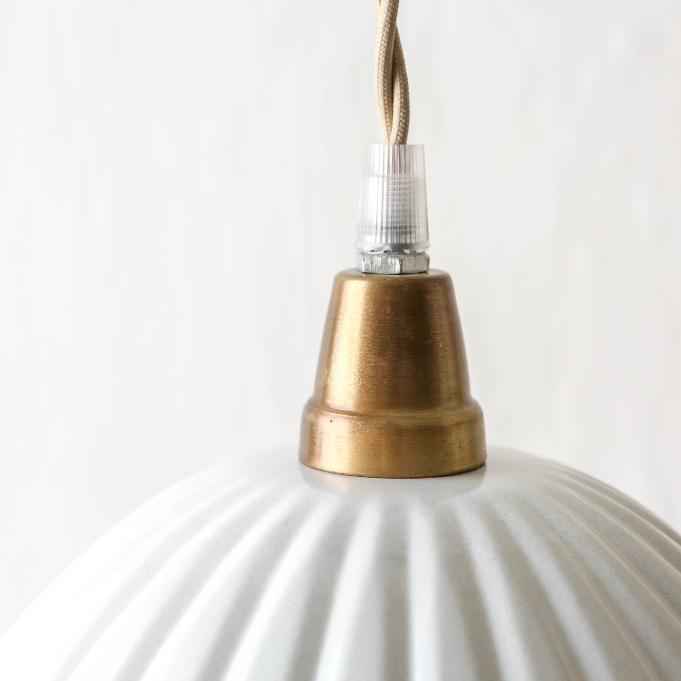Small Pendant Lamp 'Ingrid' - Antique White