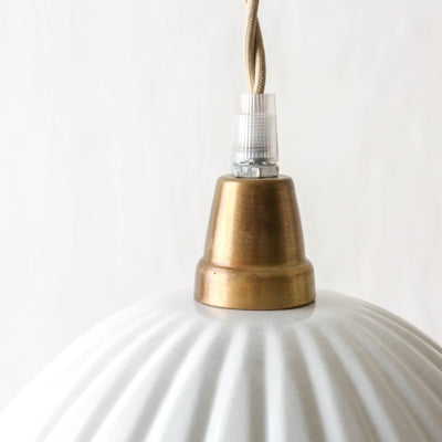 Small Pendant Lamp 'Ingrid' - Antique White