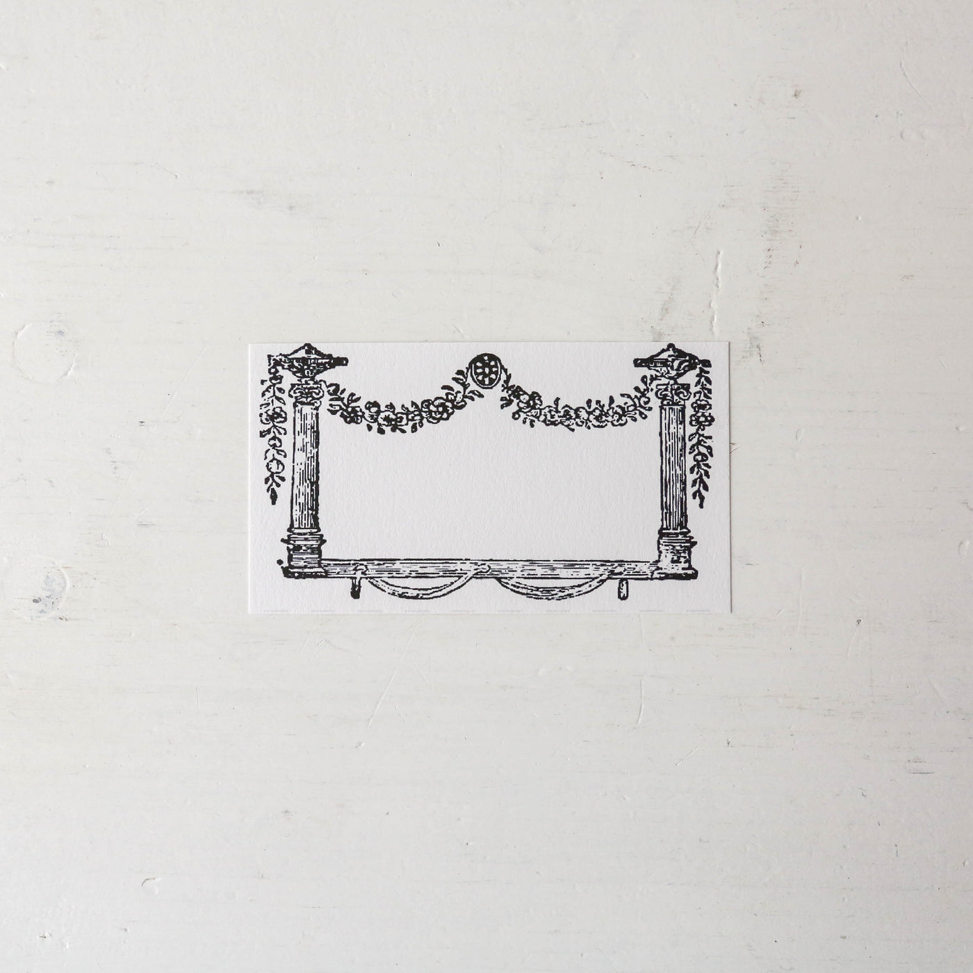 Laurel Swag Place Cards or Book Plates - Set of 8