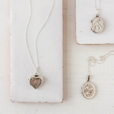 Silver Vintage Locket - Batch BB, Mixed