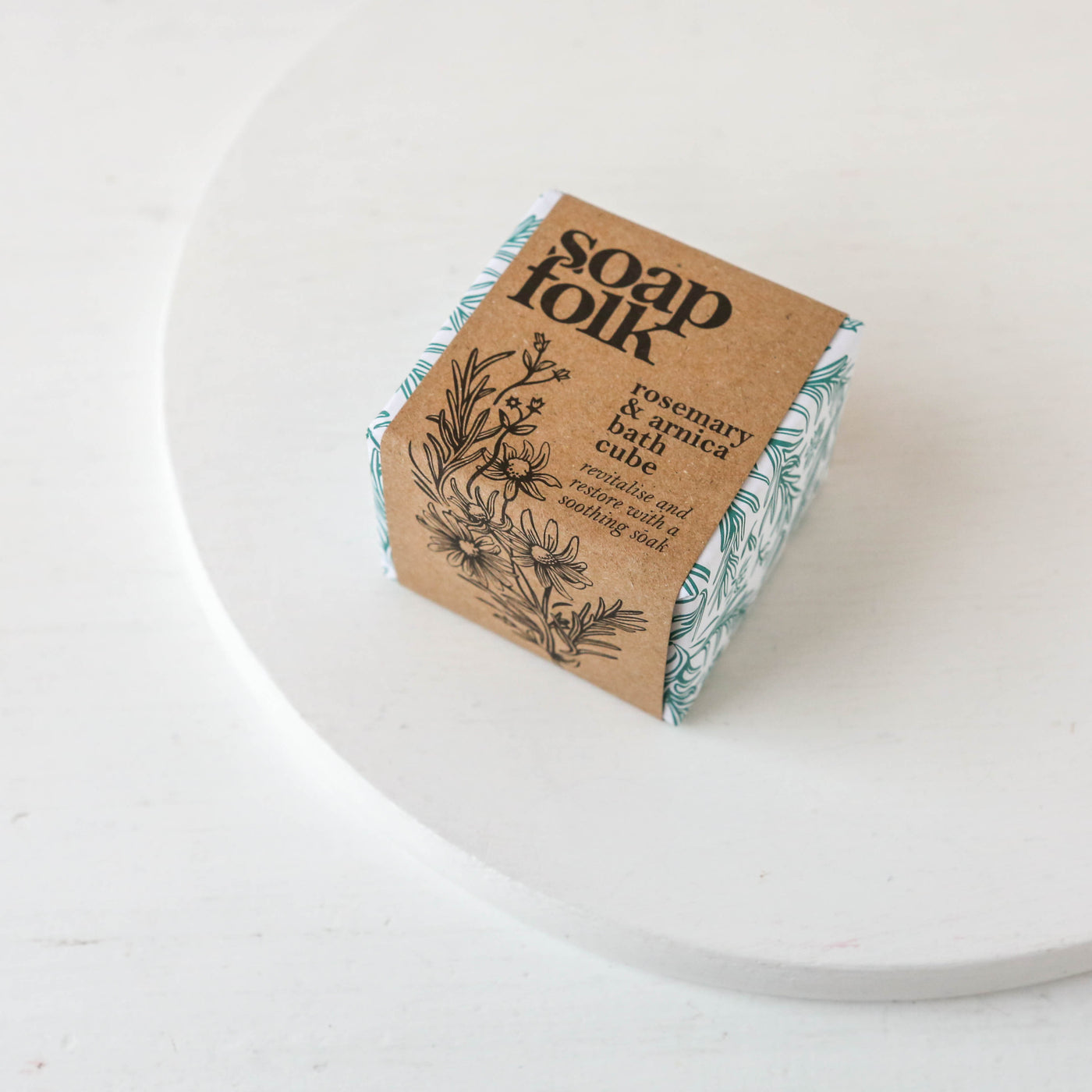 Rosemary & Arnica Salt Bath Cube