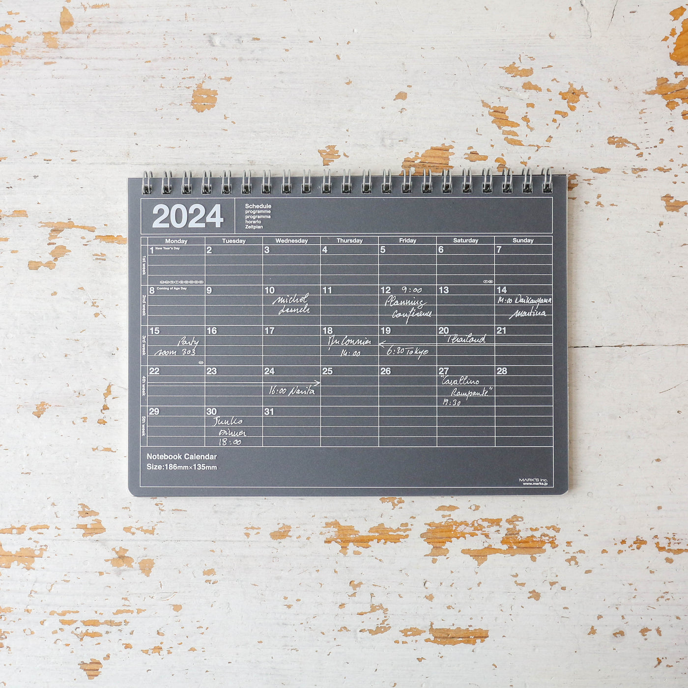 2024 Small Notebook Calendar