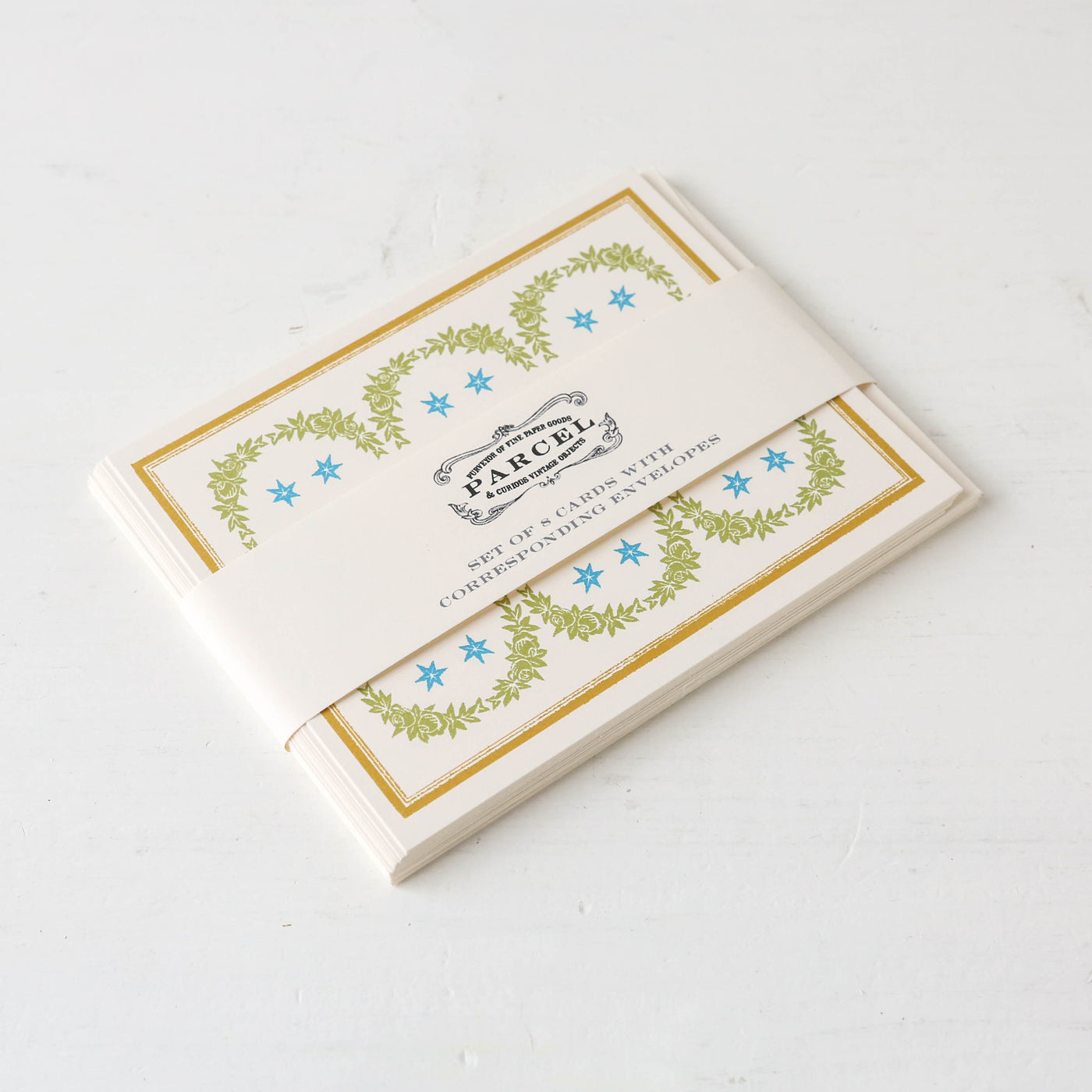 Laurel & Star Frame Notecard Stationery - Set of 8