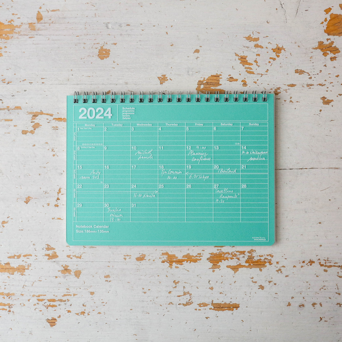 2024 Small Notebook Calendar