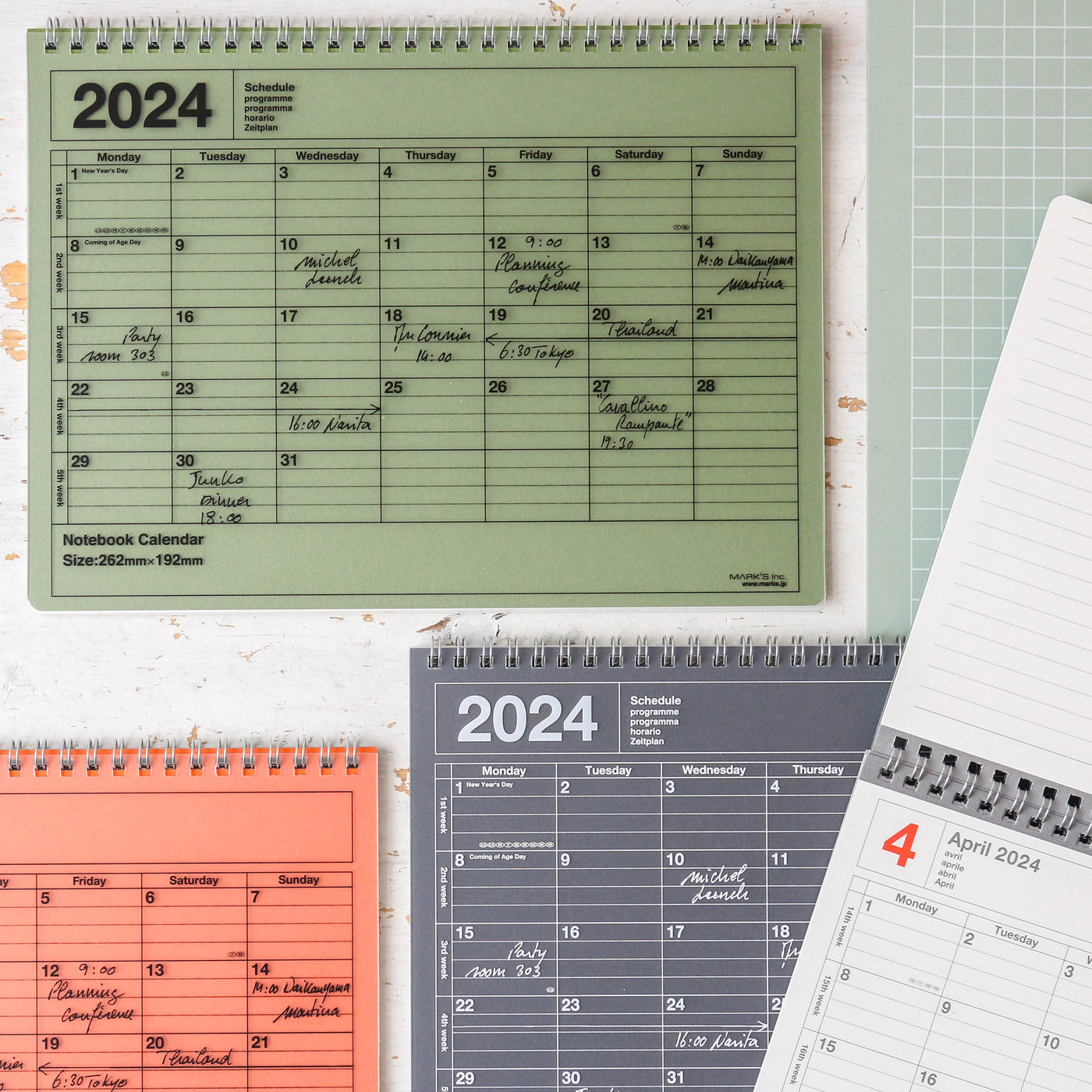 2024 Medium Notebook Calendar