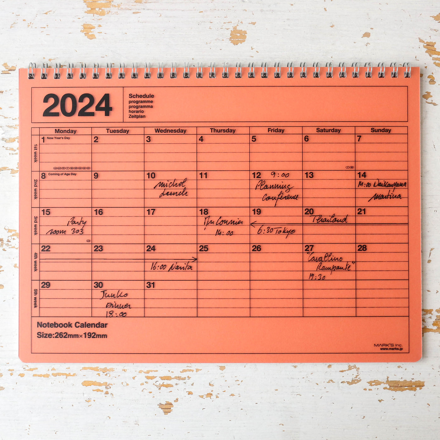 2024 Medium Notebook Calendar