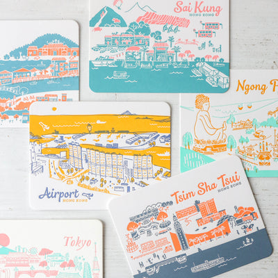 Letterpress City Postcard