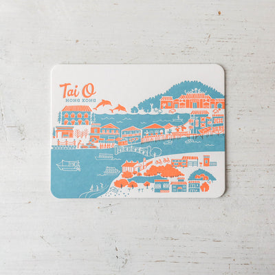 Letterpress City Postcard