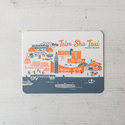 Letterpress City Postcard
