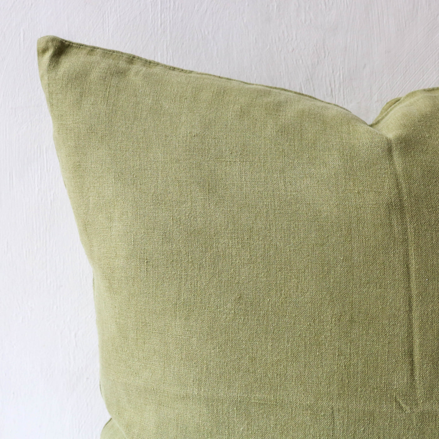 Linen Cushion Cover - Herbal Green