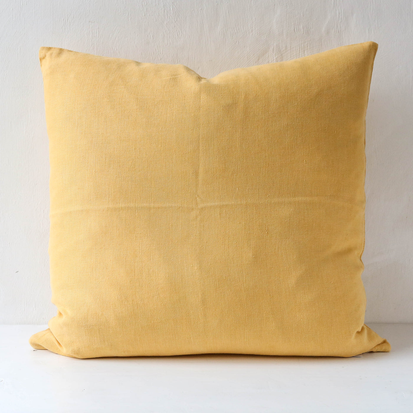 Linen Cushion Cover - Harvest Yellow