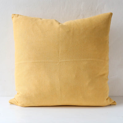 Linen Cushion Cover - Harvest Yellow