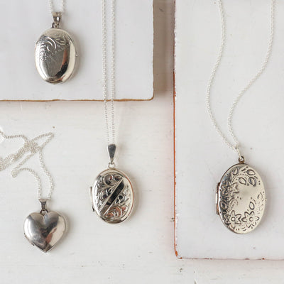 Silver Vintage Locket - Batch DD, Mixed