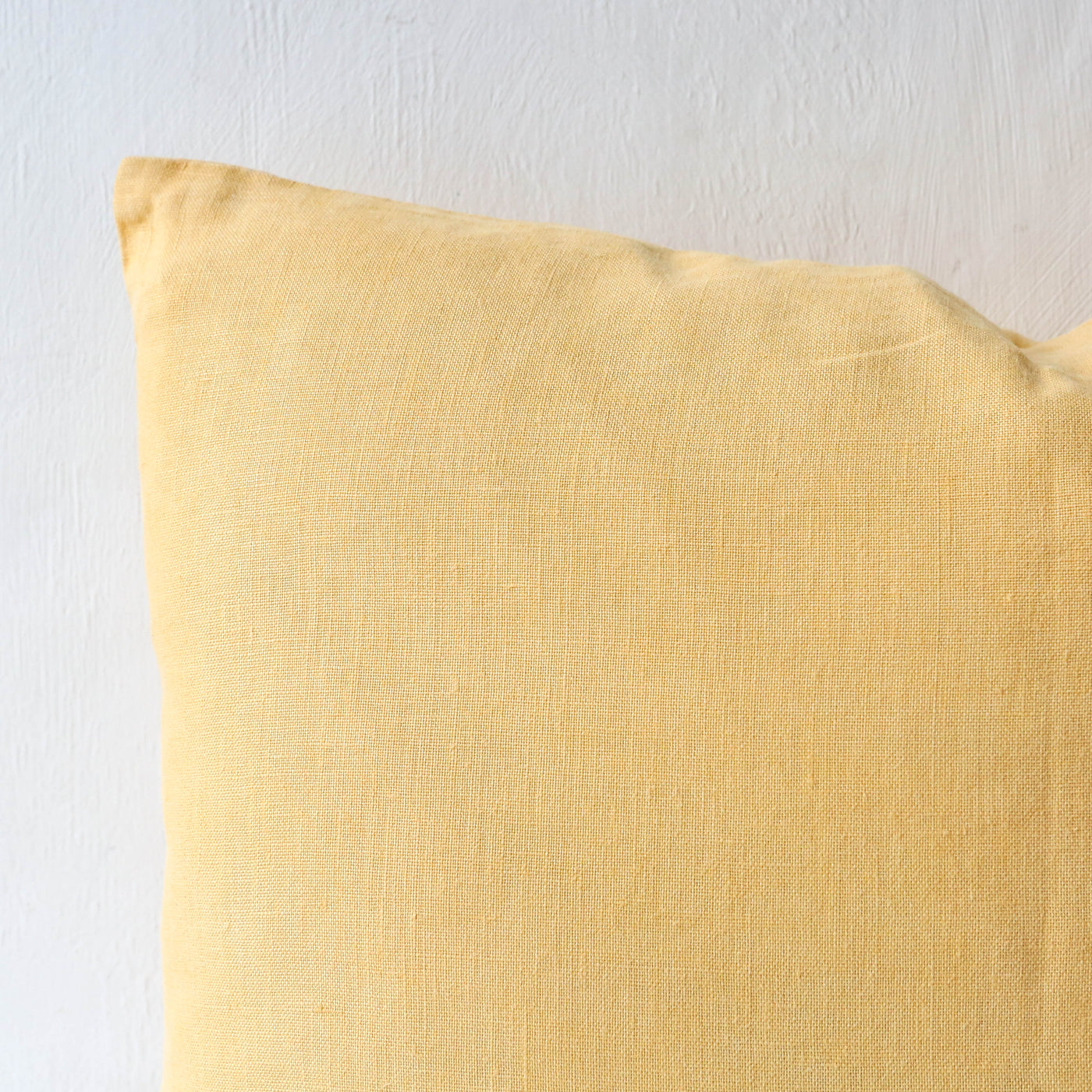 Linen Cushion Cover - Harvest Yellow