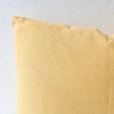 Linen Cushion Cover - Harvest Yellow