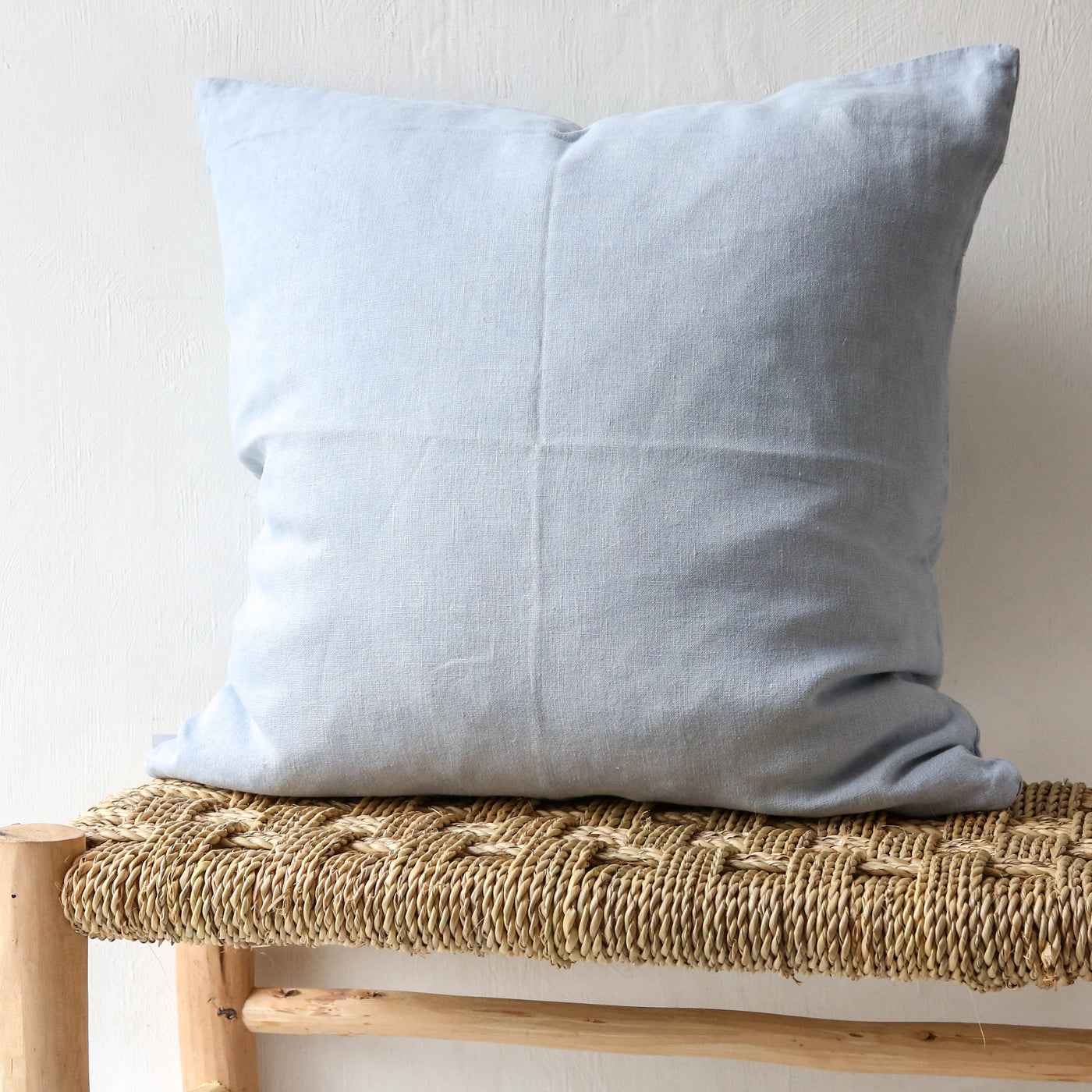 Linen Cushion Cover - Cornflower