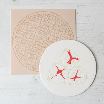 BBQ Pork Bun Letterpress Card