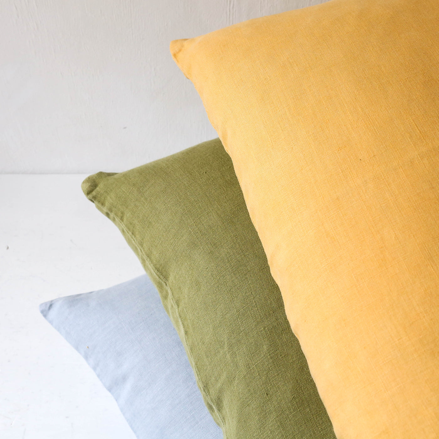 Linen Cushion Cover - Herbal Green