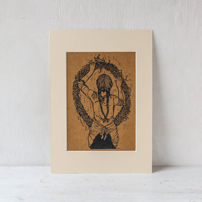 A4 Mounted 'Decorate' Print by Rosanna Morris
