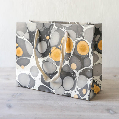 Hand Marbled Paper Gift Bag