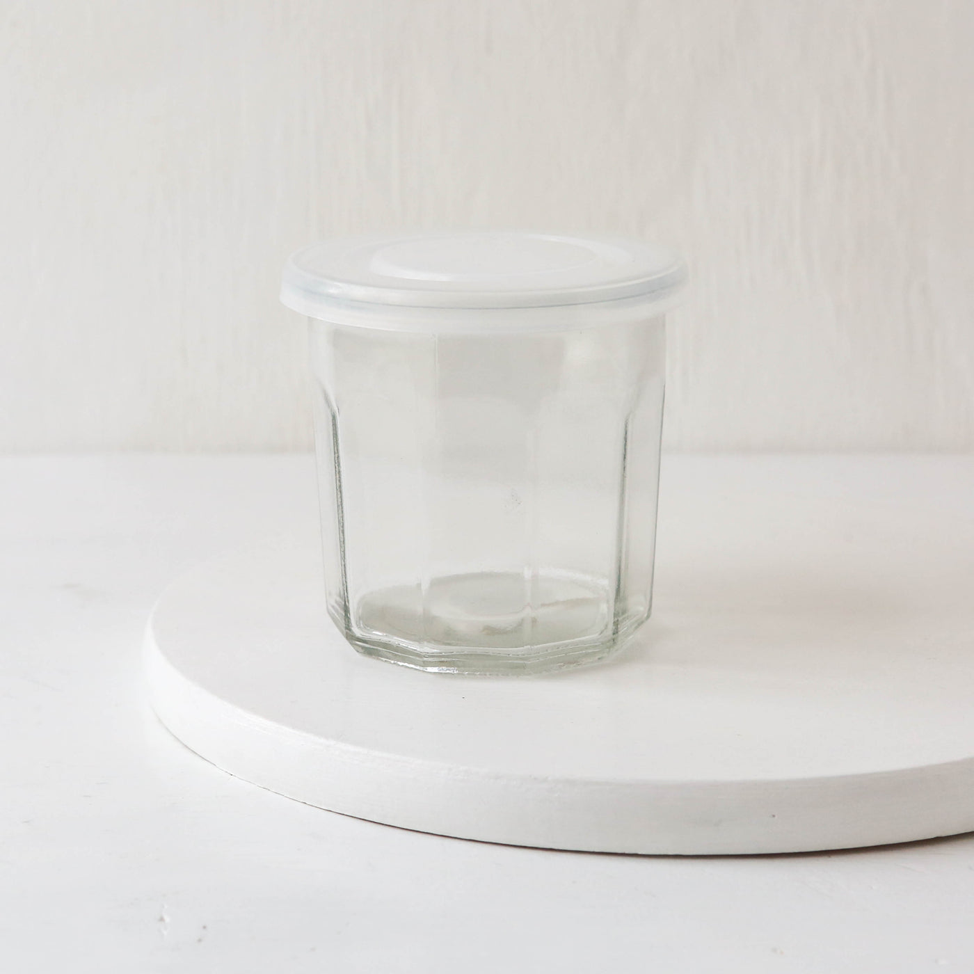 French Marmalade Glass Jar With Lid