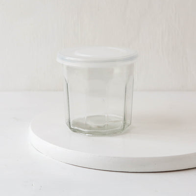 French Marmalade Glass Jar With Lid
