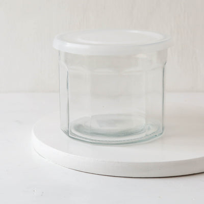 French Marmalade Glass Jar With Lid