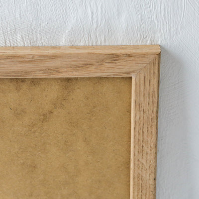Solid Oak Wood Frame - 16" Square