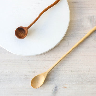 Long Lemon Wood Spoon