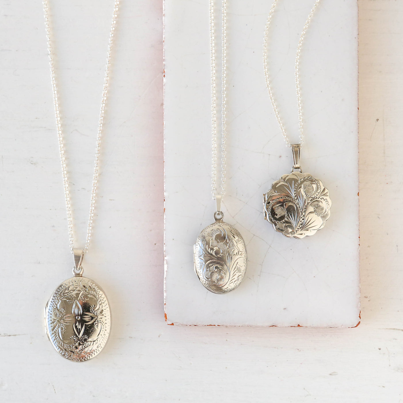 Silver Vintage Locket - Batch EE, Mixed