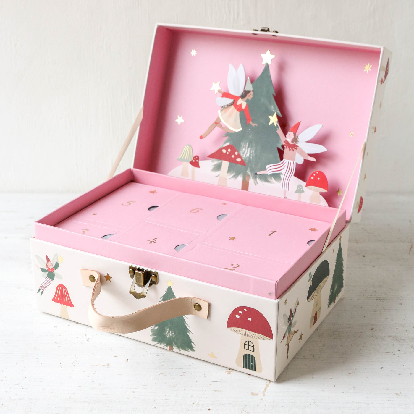 Fairy Mushroom Suitcase Advent Calendar